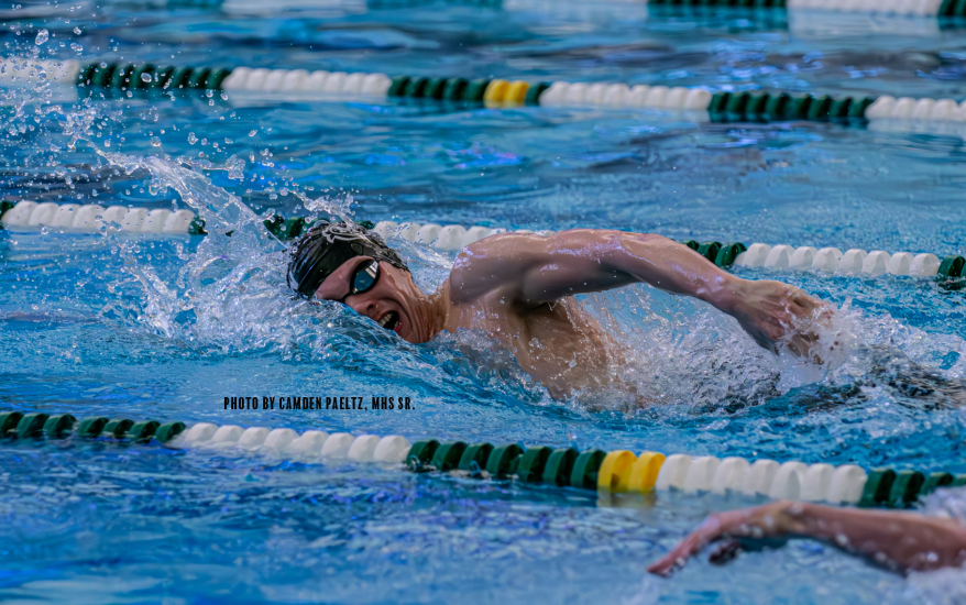 boy swimming